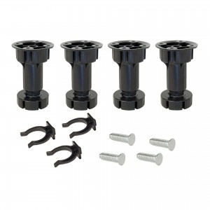 PIEDE IN PLASTICA REGOLABILE H 120 mm (4 PEZZI) - MANART