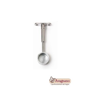 REGGITUBO CHIUSO PER TUBO TONDO CENTRALE NICHELATO D.18 mm - MANART