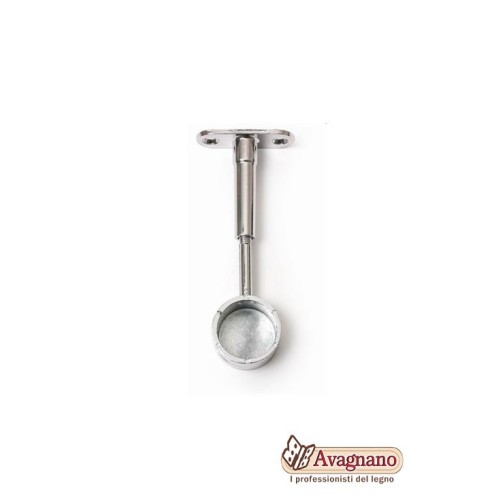 REGGITUBO CHIUSO PER TUBO TONDO CENTRALE NICHELATO D.18 mm - MANART