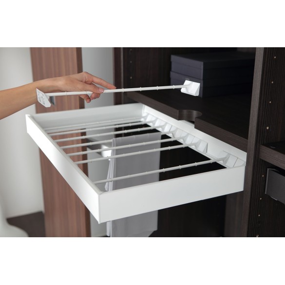 PAPILLON TELAIO ESTENSIBILE 77-120 cm MARRONE - SERVETTO
