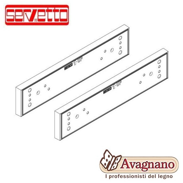 PAPILLON DISTANSIALI PER GUIDA BLUM BIANCO - SERVETTO