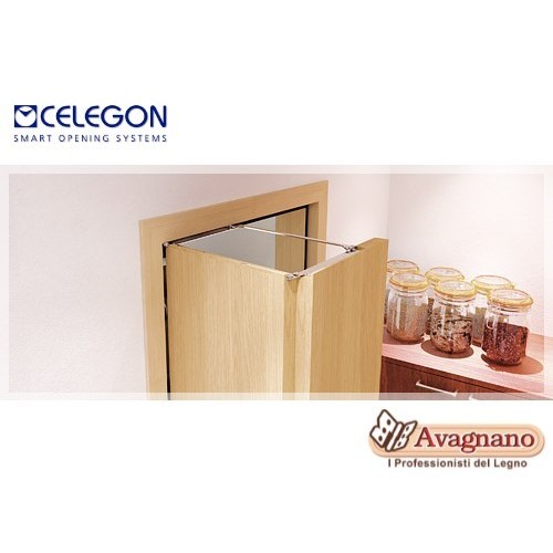 KIT PORTA LIBRO COMPACK LIVING 90° PER FORO MURO 1100mm DX - CELEGON