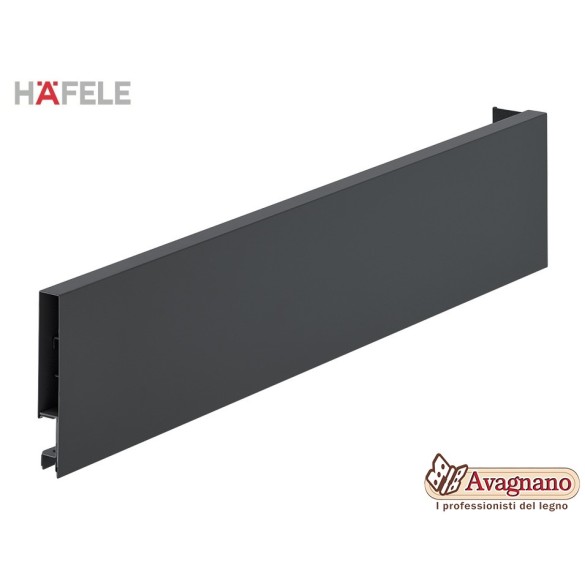 COPPIA DI SPONDA PER CASSETTO H 89 MM MATRIXBOX A30 GRIGIO ANTRACITE - HAFELE