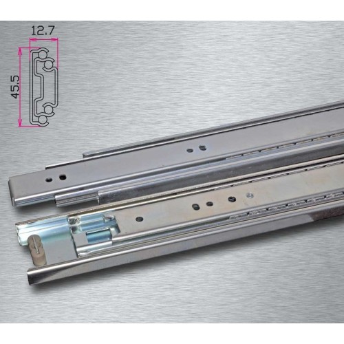 GUIDA A SFERA 500 MM PER CASSETTI A ESTRAZIONE TOTALE STANDARD 40 KG – RAM INDUSTRIE