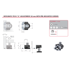 PIEDINO ITEGRATO TECH "G"... 2