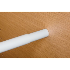 TUBO APPENDIABITI ESTENSIBILI SERVETTO 68-110 CM BIANCO 2