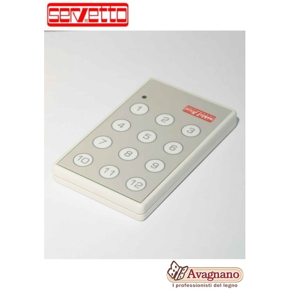 TELECOMANDO A 12 PULSANTI PER SERVETTO ELETTRICO i3