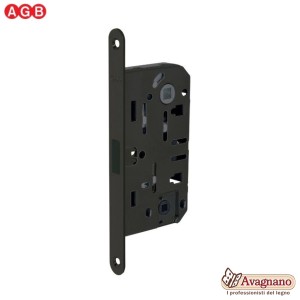 Serratura AGB POLARIS PORTE WC NERO OPACO