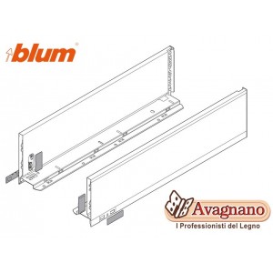 BLUM LEGRABOX SPONDINE BIANCO OPACO ALTEZZA K (128,5 mm), 400 mm 2
