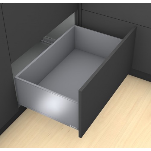 BLUM LEGRABOX SPONDINE GRIGIO ORIONE ALTEZZA M (90,5 mm), 300 mm