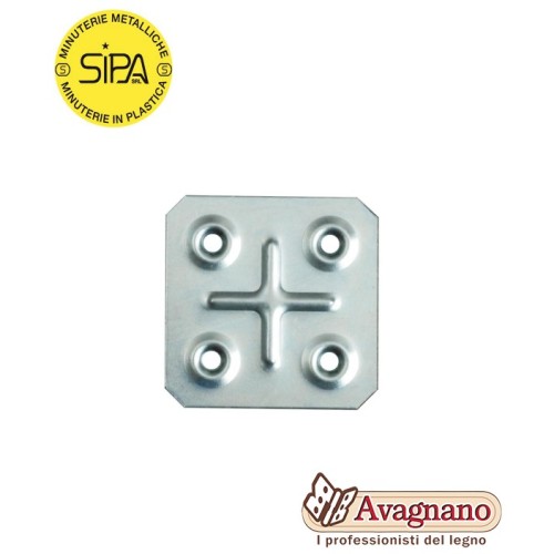 PIASTRINA QUADRATA CON FORI 45 X 45...