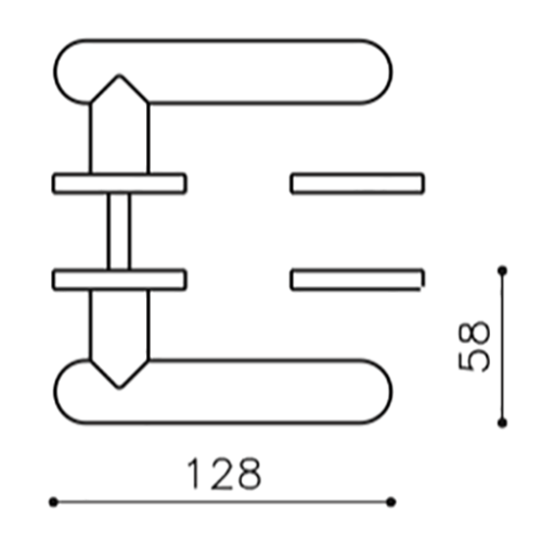 MANIGLIA PER PORTE INTERNE BOMA NYLON...