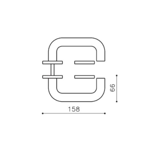 MANIGLIA CHIARA BIANCA IN NYLON OLIVARI