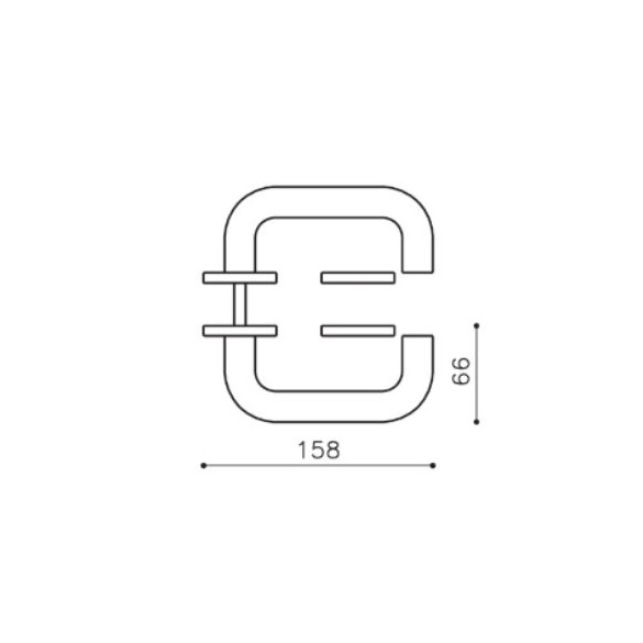 MANIGLIA CHIARA BIANCA IN NYLON OLIVARI