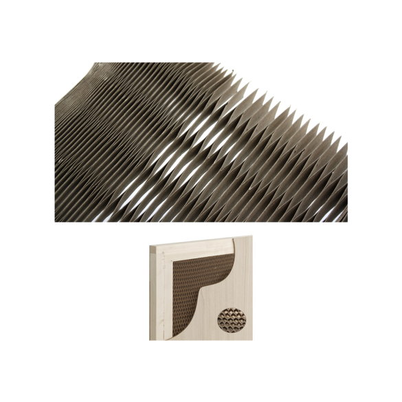 NIDO D'APE IN CARTONE SPESSORE 12 mm