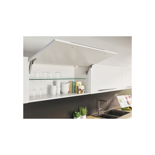 GUARNITURA PER ANTA A RIBALTA FREE SPACE 1.11 GRIGIO ORIONE - HAFELE