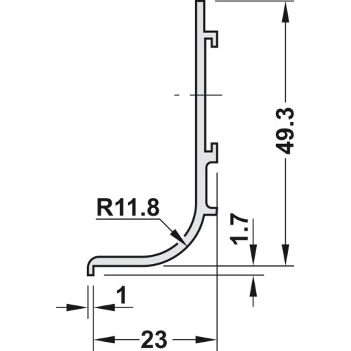 PROFILO PER GOLA, PER FRONTALI SENZA...