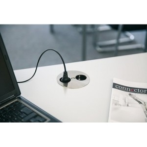 MULTIPRESA A SCOMPARSA ELEVATOR CON COPERTURA PUSH 230 V - HAFELE 2