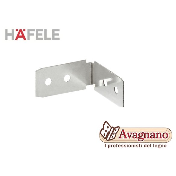 ANGOLARE DI FISSAGGIO, IN ACCIAIO INOX 90° - HAFELE