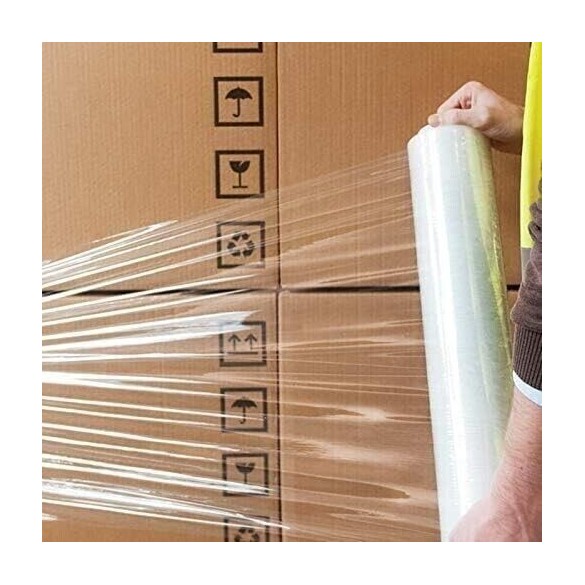 BOBINA FILM ESTENSIBILE TRASPARENTE DA 2,2Kg, 50 cm PELLICOLA MANUALE