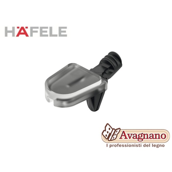 REGGIPIANO NERO CON SUPPORTO TRASPARENTE, 100 PEZZI - HAFELE