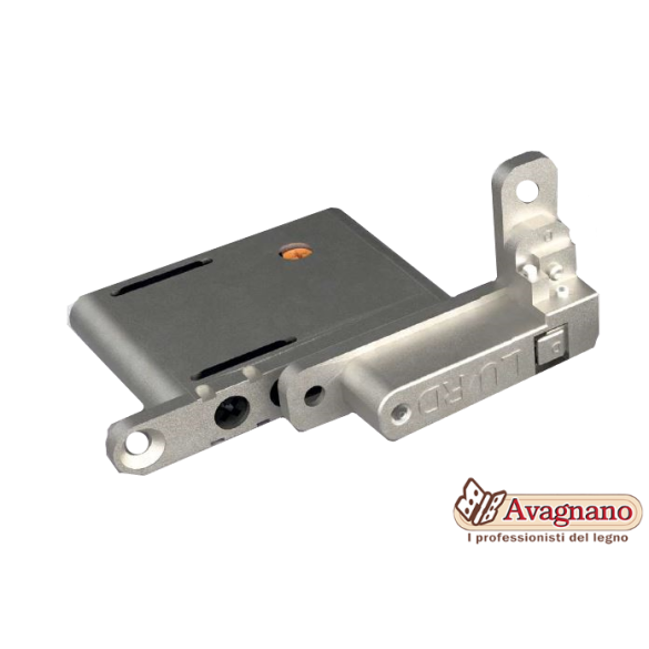 SET CERNIERA INVISIBILE AMMORTIZZATA (DXeSX) F490 NICHELATA - DANCO