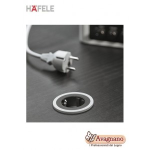 MULTIPRESA A SCOMPARSA ELEVATOR CON COPERTURA PUSH 230 V - HAFELE