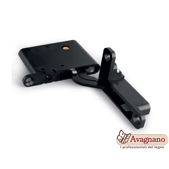 SET CERNIERA INVISIBILE PUSH (DXeSX) F490 NERO OPACO - DANCO