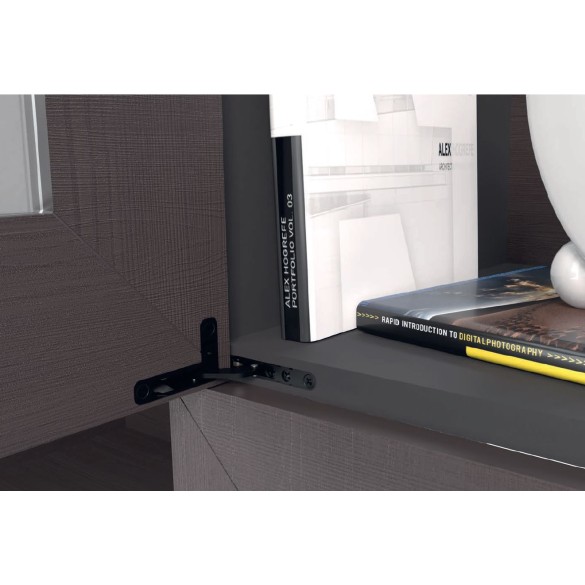 SET CERNIERA INVISIBILE PUSH (DXeSX) F490 NERO OPACO - DANCO