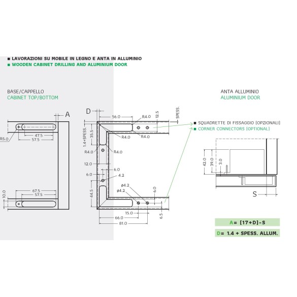 SET CERNIERA INVISIBILE PUSH (DXeSX) F490 NERO OPACO - DANCO