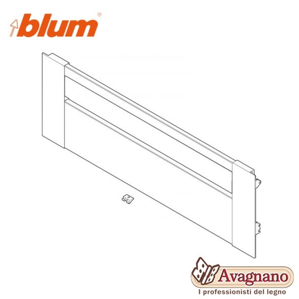 LEGRABOX Frontale, altezza C, Modulo cassa 900 mm GRIGIO ORIONE BLUM