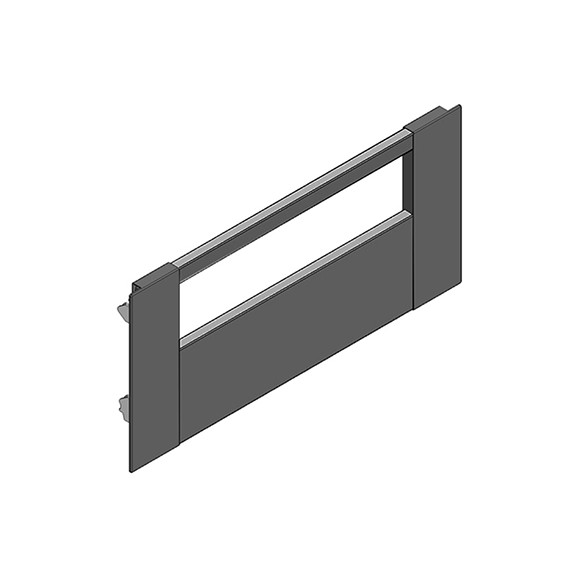LEGRABOX Frontale, altezza C, Modulo cassa 450 mm GRIGIO ORIONE BLUM