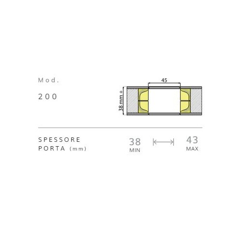 MANIGLIA A SCOMPARSA DOPPIA PER PORTE...