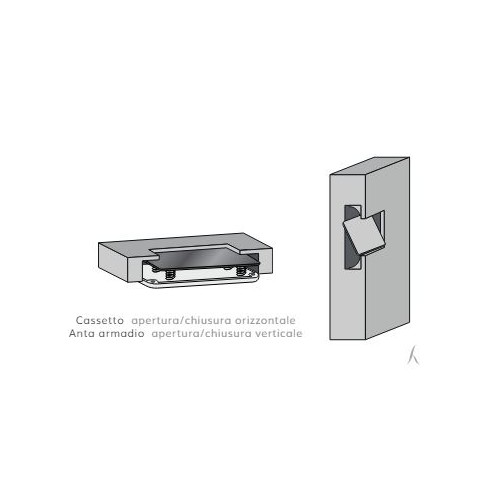 MANIGLIA A SCOMPARSA SINGOLA PER...