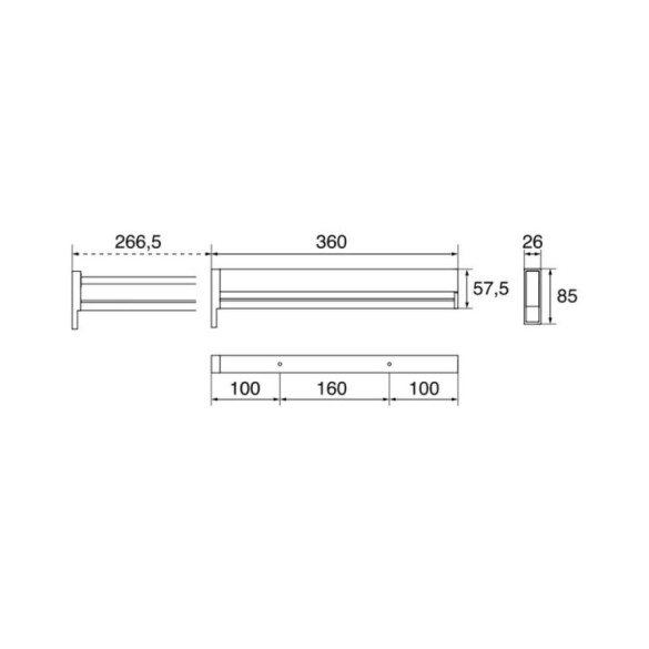 APPENDIABITI ESTRAIBILE 360 MM FLOW SYSTEM MA01201 CONFALONIERI