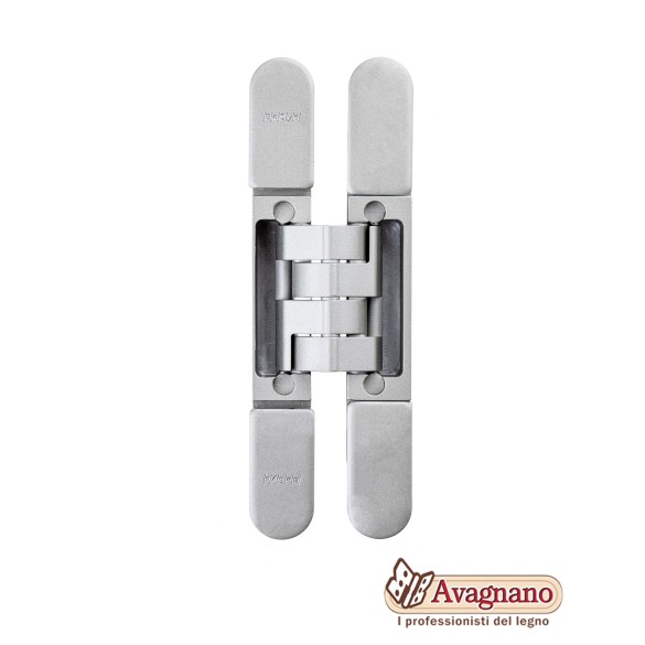 CERNIERA A SCOMPARSA PER PORTE PIVOTA 3D BASYS ARGENTO