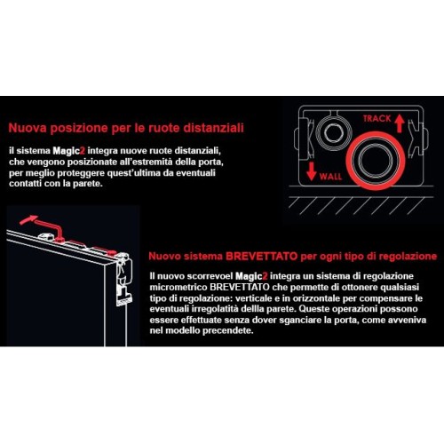 KIT MAGIC 2 FRAME NERO, SCORREVOLE...