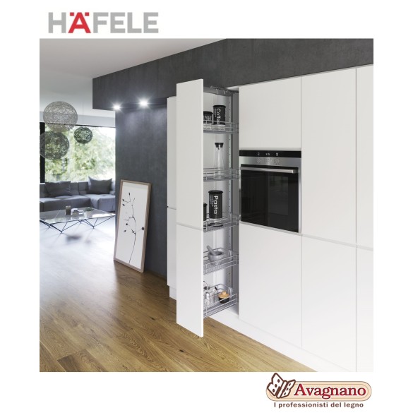 SET CESTO ESTRAIBILE VERTICALE AMMORTIZZATO - VAUTH SAGEL - HAFELE
