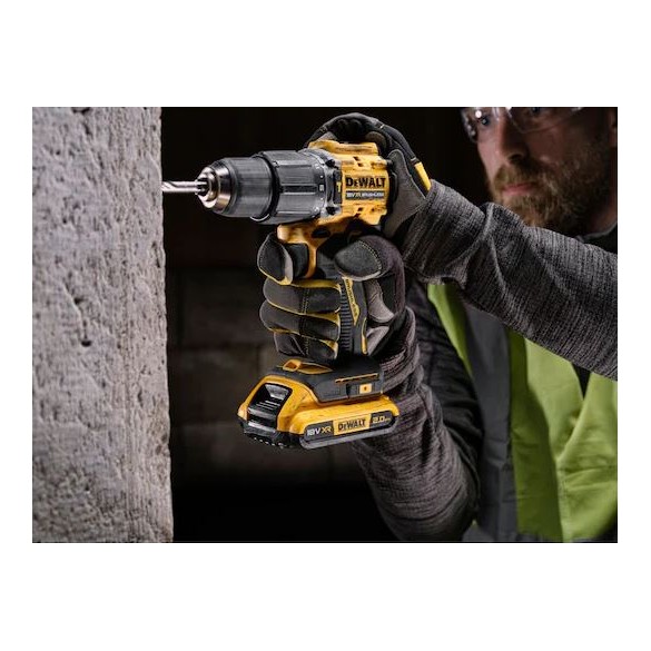 TRAPANO AVVITATORE CON PERCUSSIONE 100 ANNI 18V 2AH XR - DEWALT