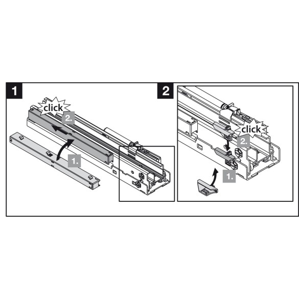 AMMORTIZZATORE IN USCITA PER CESTO VERTICALE  VAUTH SAGEL - HAFELE
