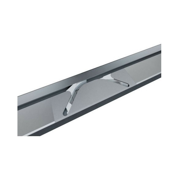 SISTEMA SCORREVOLE PER ANTE ALLINEATE SWITCH 2 ANTE LARGEZZA 900 MM NERO PER PORTE SCORREVOLI DI MOBILI - TERNO