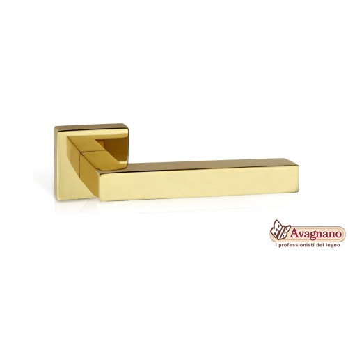 MANIGLIA QUADRA ORO LUCIDO - MARIVA