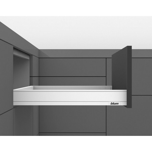 BLUM LEGRABOX SPONDINE BIANCO ALTEZZA M (90,5 mm), 500 mm