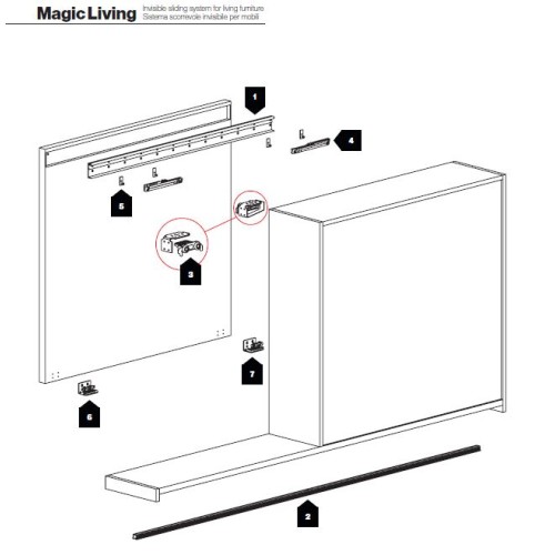 SISTEMA INVISIBILE MAGIC LIVING 1100...