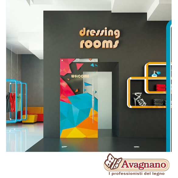 SISTEMA INVISIBILE MAGIC 2 VETRO 1100 mm10 ARGENTO TERNO PER PORTE SCORREVOLI IN VETRO