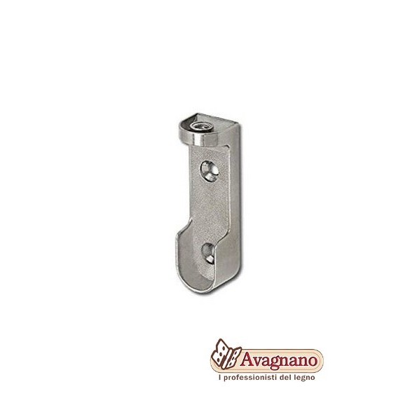 REGGITUBO PER TUBO OVALE LATERALE NICHELATO - MANART