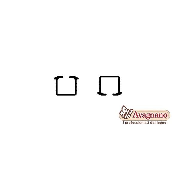 BINARIO PER GUARNITURA SLIDE 40 ANTA SCORREVOLE PER MOBILI AMMORTIZZATO SERVICE