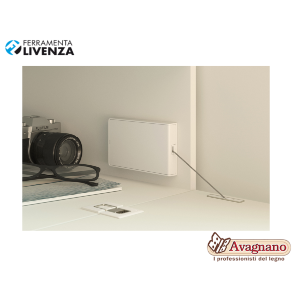 MECCANISMO KIARO EASY SOFT PER CALATOIA BIANCO - LIVENZA