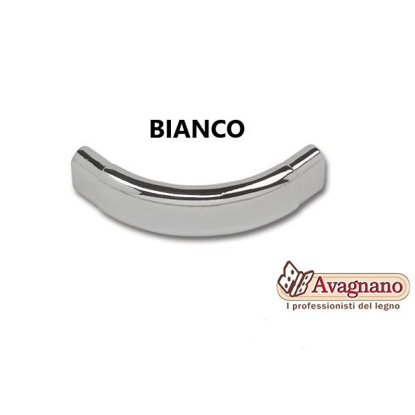 CURVA A 90° PER TUBO OVALE BIANCO 30x15 mm - MANART