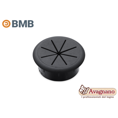 PASSACAVO ROTONDO DIAMETRO 60 mm NERO...